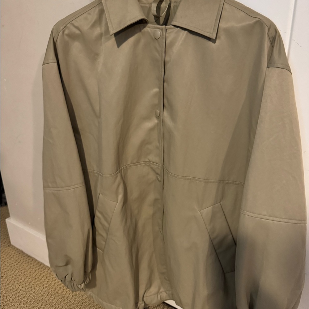Oversized coaches jacket